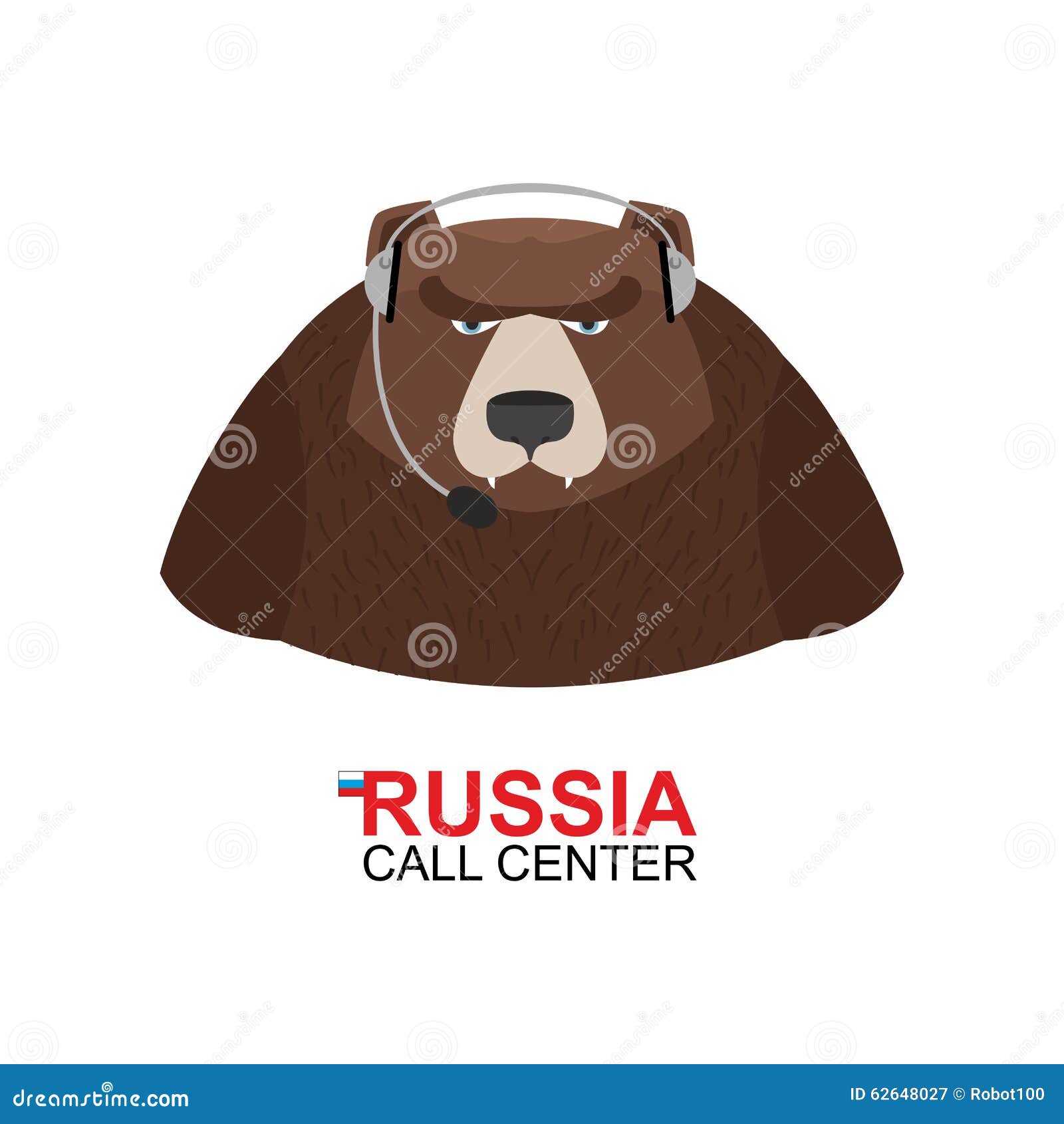 Russia Call Center. Bear Responds To Phone Calls Stock Vector - Illustration of help, furious: 62648027 Russia Call Center. Bear Responds To Phone Calls Stock Vector - Illustration of help, furious: 62648027