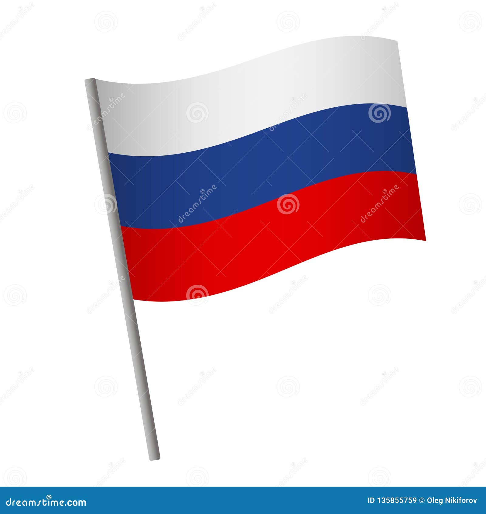 Download Russia flag icon stock illustration. Illustration of flag ...