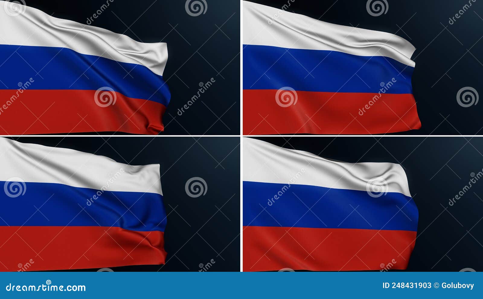 Russia Flag National Tricolor