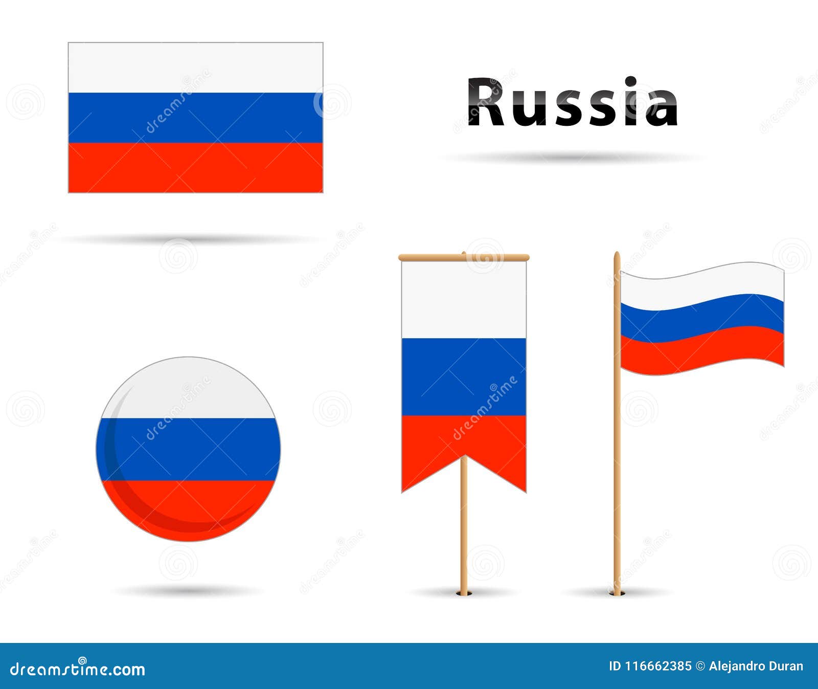 Free Vectors  Russian flag