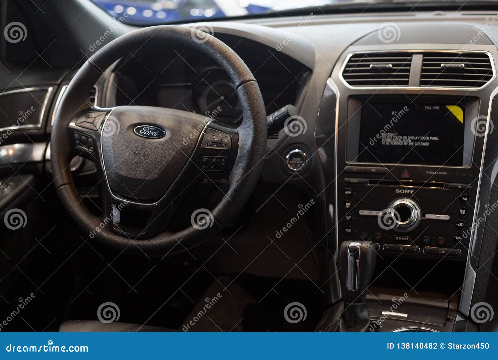 Russia Izhevsk January 27 2019 Showroom Ford Interior