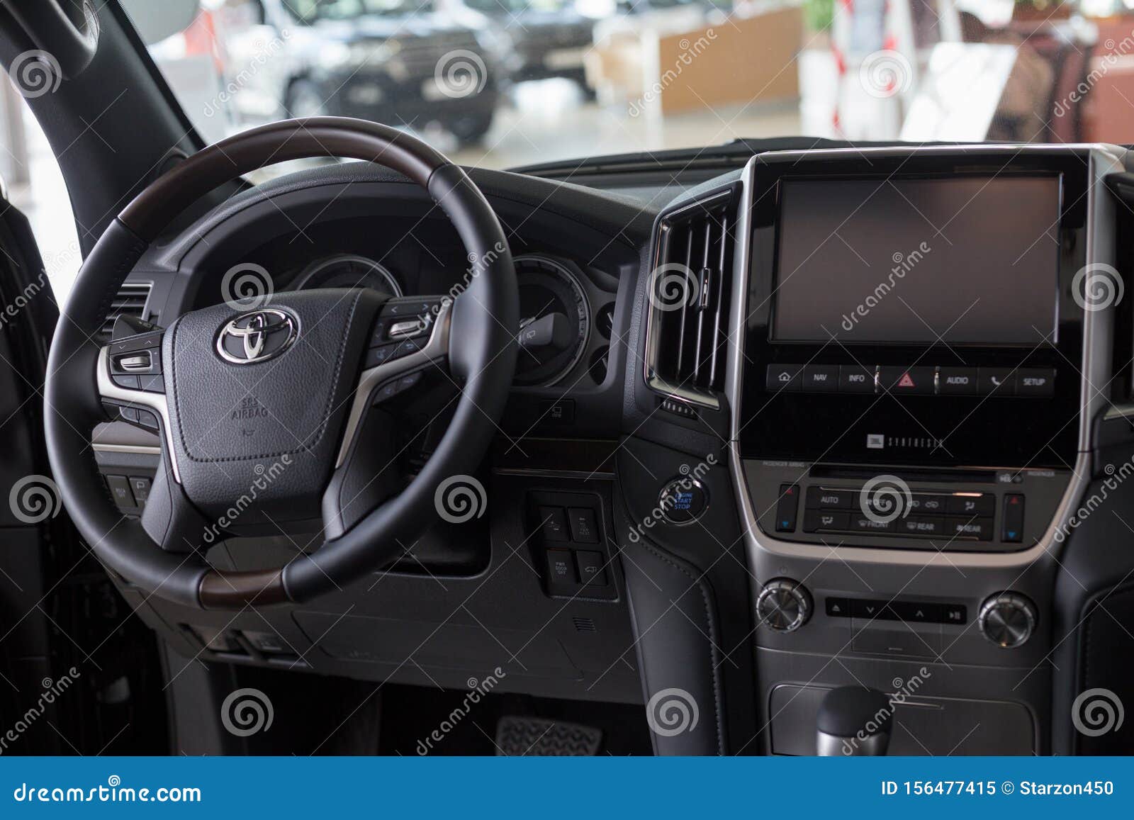 Russia Izhevsk July 18 2019 Toyota Showroom Interior