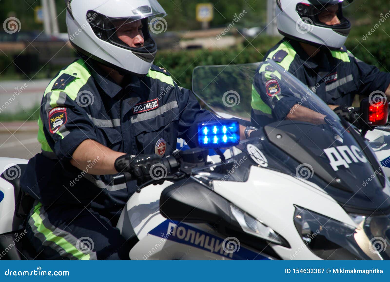 Russia, Magnitogorsk, - July, 18, 2019. Two Police Patrol Officers on ...