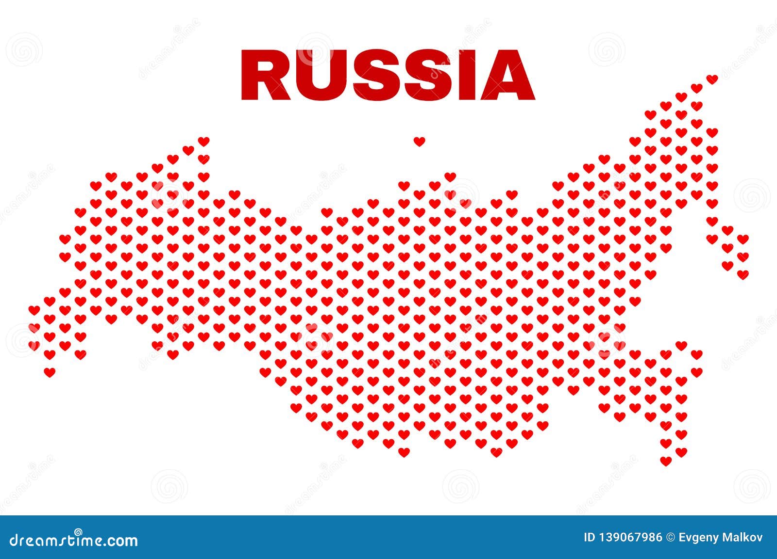 Карта россии мозаика