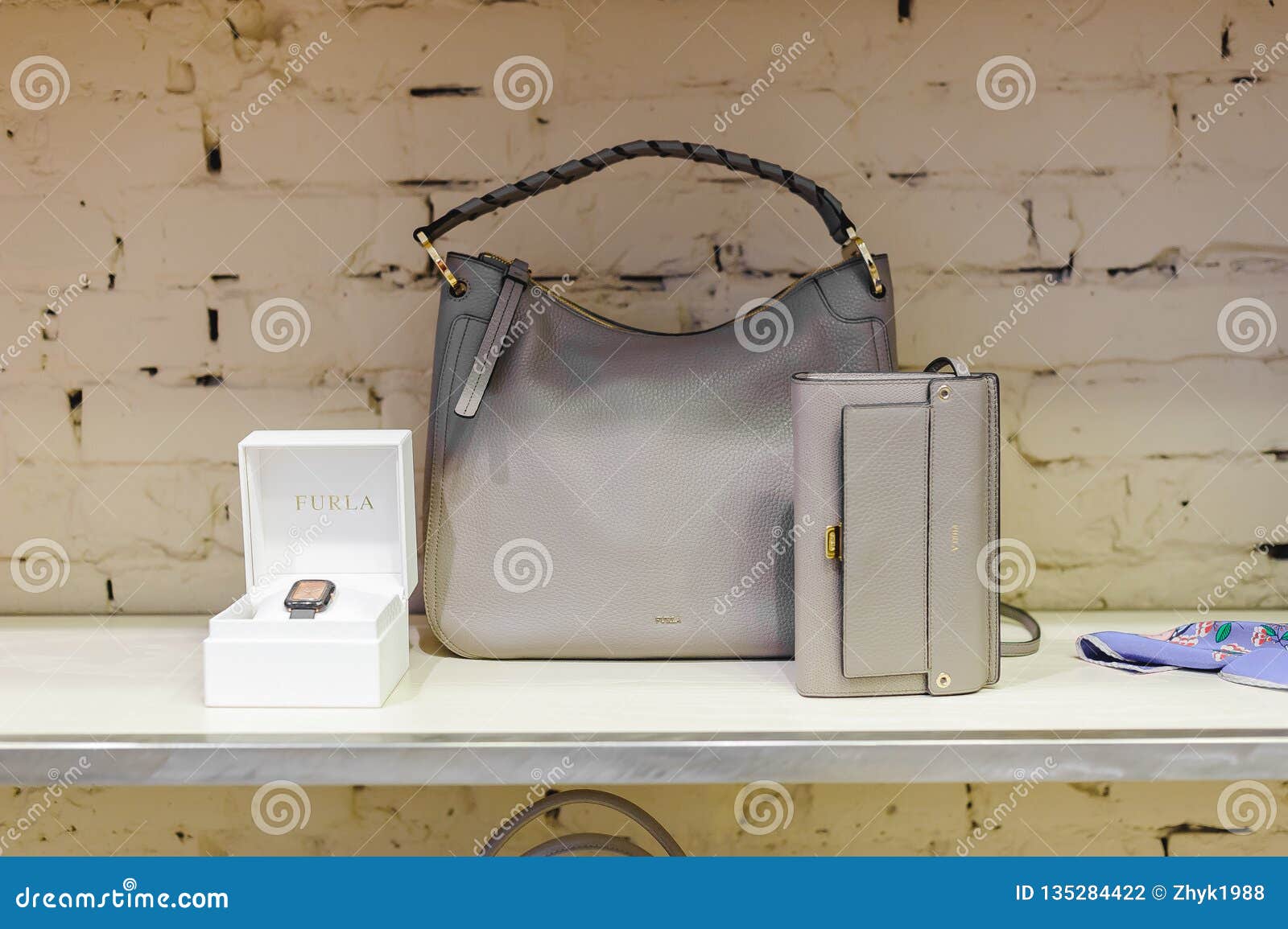 Russia, Novosibirsk - April 25, 2018: Interior of Women`s Clothing and ...