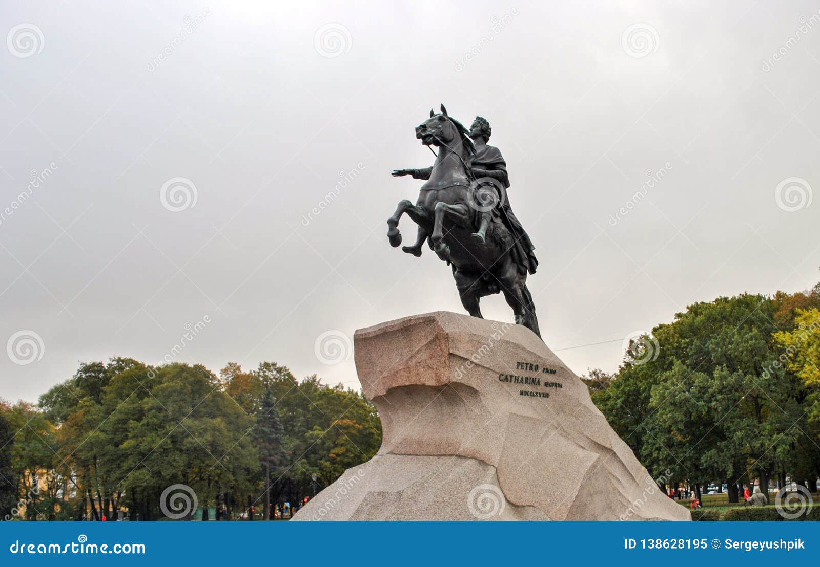 Russia. St. Petersburg Monument To Peter the Great Editorial Image