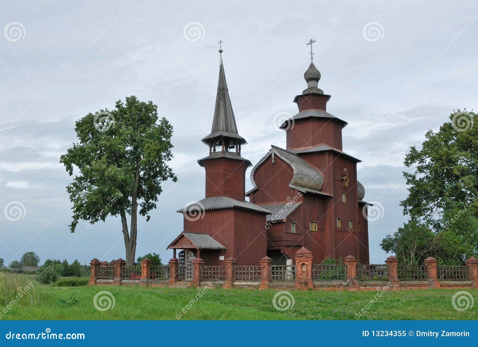 russia. town of rostov the great. wooden church
