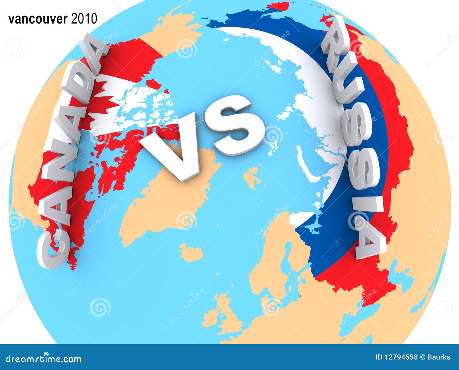 Russia vs Canada stock illustration. Illustration of flag 12794558