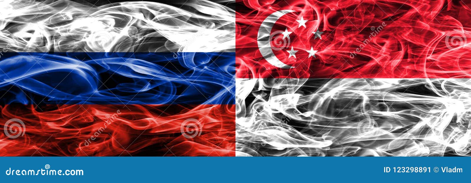 Russia Vs Singapore Smoke Flags Placed Side by Side Stock Illustration -  Illustration of abstract, football: 123298891