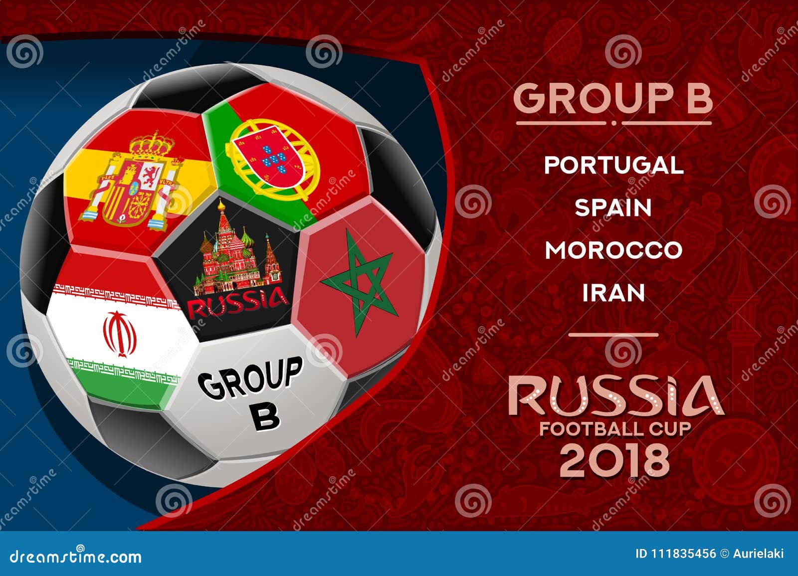 Fifa world cup russia 2018 group a fixture Vector Image