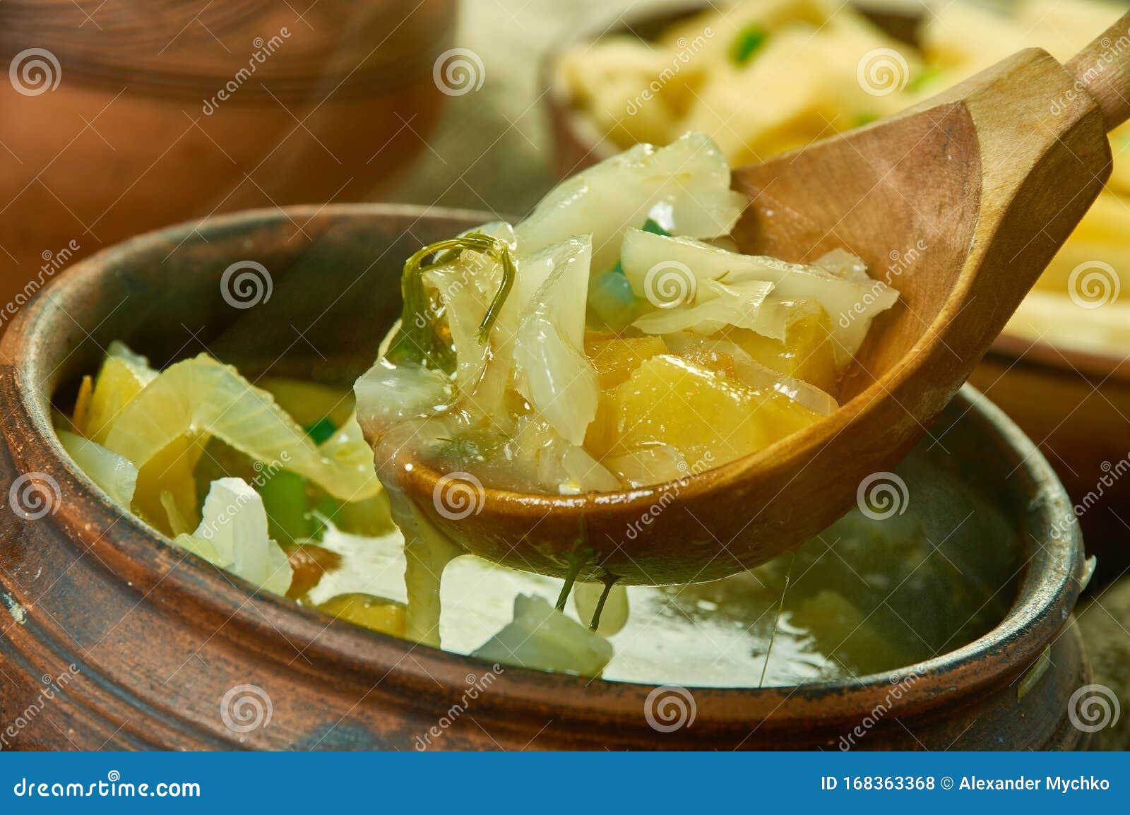 Russian Cabbage and Turnip Soup Stock Photo Image of stew, hearty