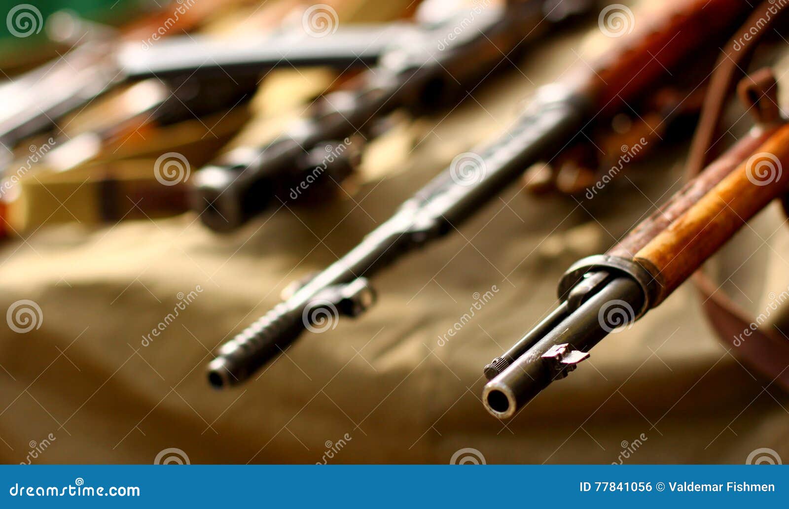 russian bintage gun rifle military background