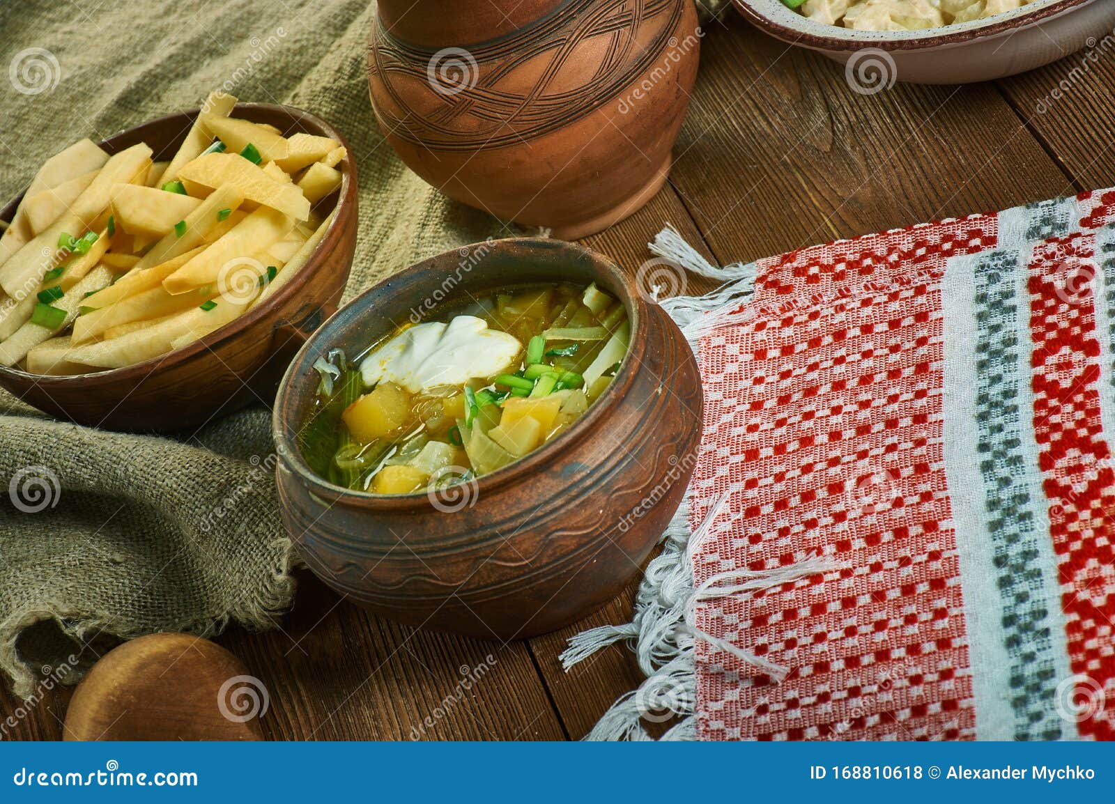 Russian Cabbage and Turnip Soup Stock Photo Image of homemade, bowl