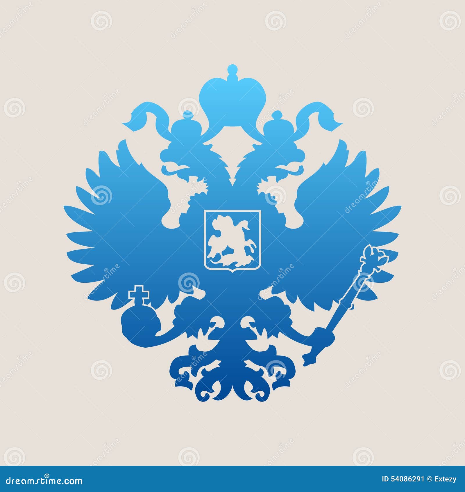 Russian Flag Russia Emblem Eagle Two Heads' Sticker