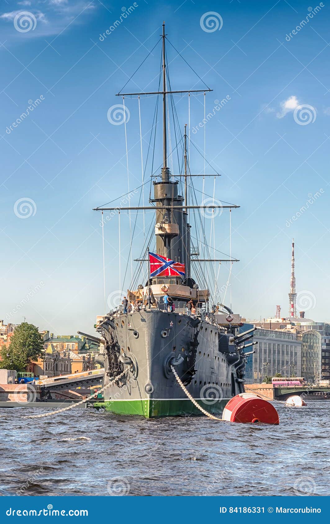 Russian Cruiser Aurora, Currently A Museum Ship, St 