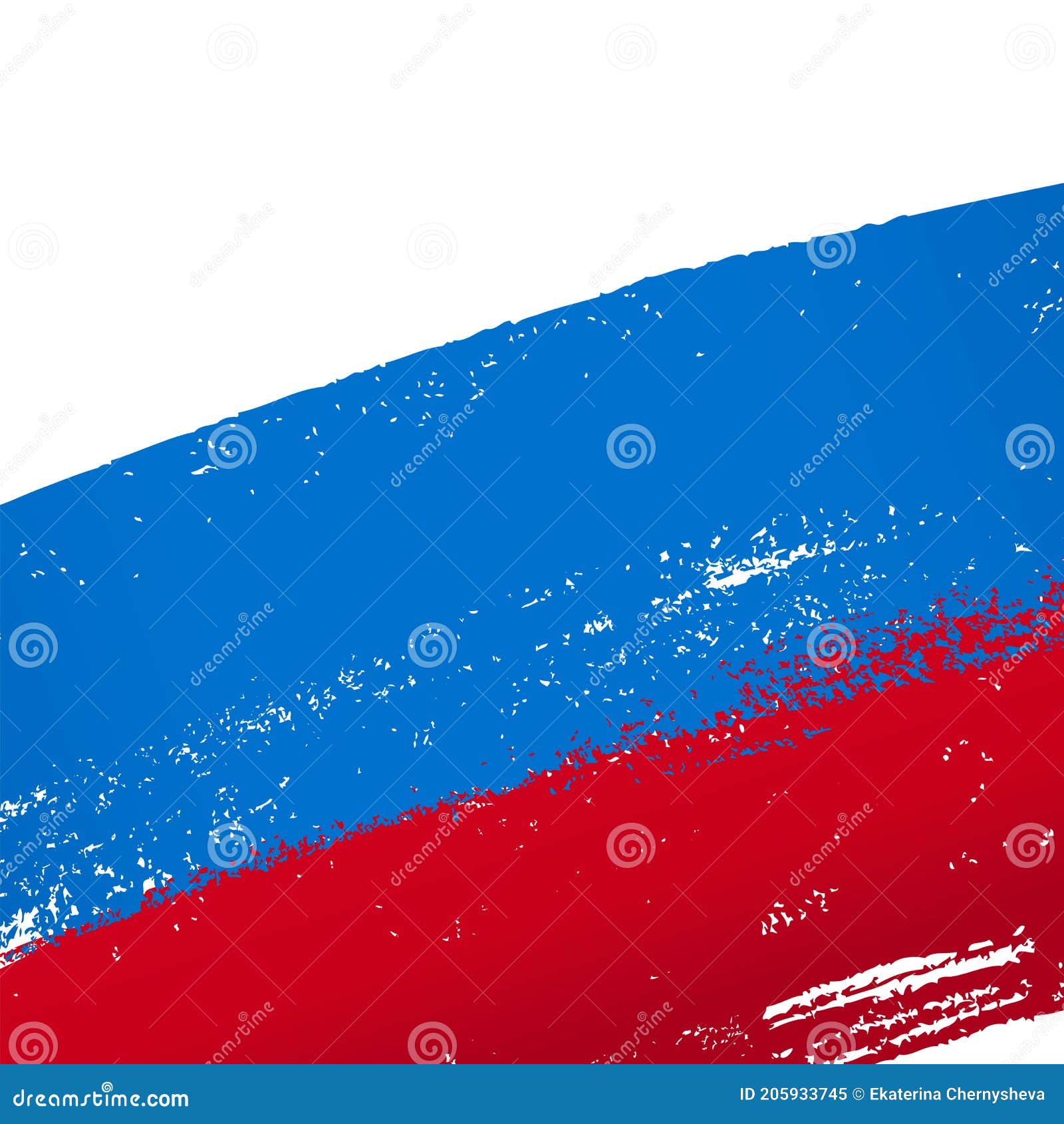 Vector Illustration. Russian Flag. Whitebluered Flag. Russian