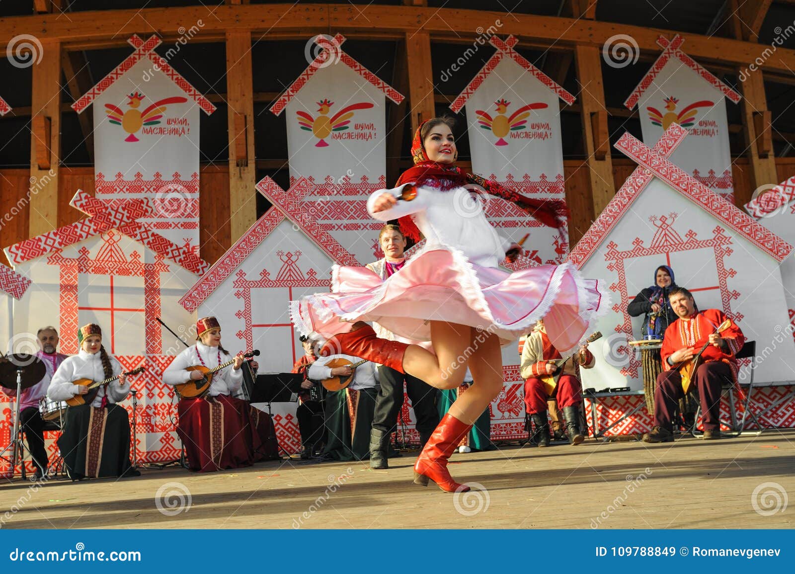 Russian Folk Perfomance Editorial Stock Image Image Of Russian