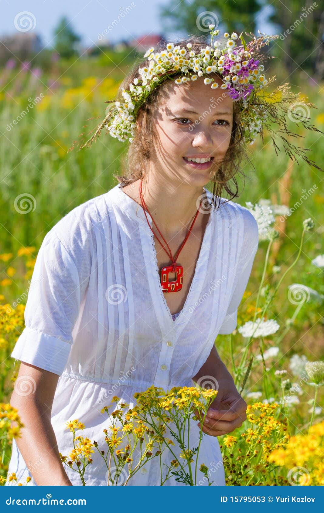 Russian girl stock image. Image of decorative, cheerful - 15795053