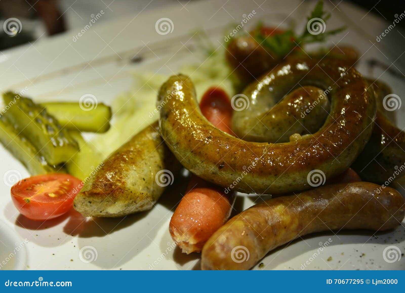 Russian ham sausage stock image. Image of beef, spices 70677295