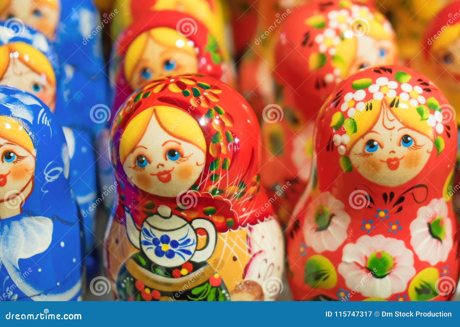 Russian Matryoshka. stock image. Image of doll, craft 115747317