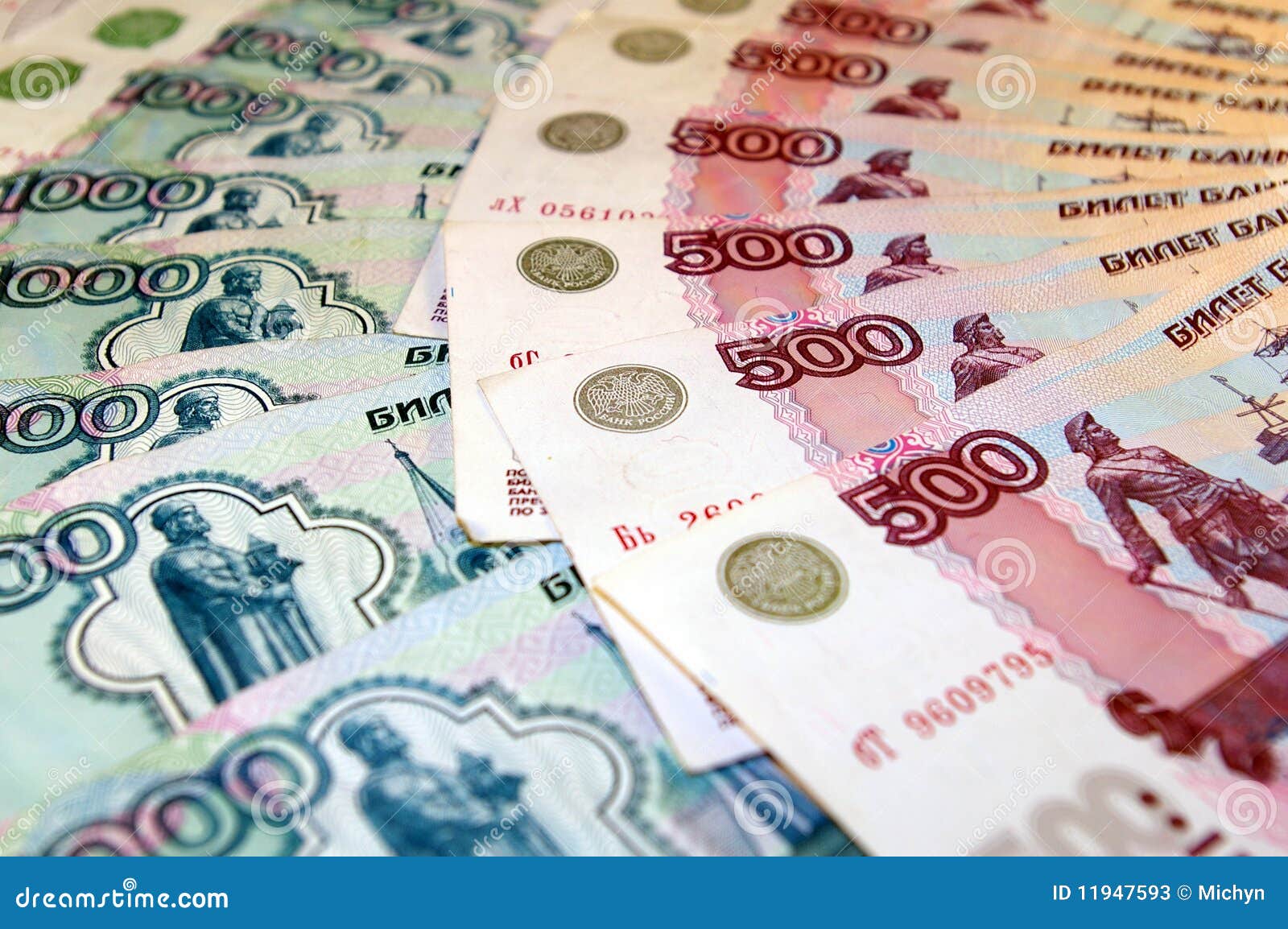 Russian money stock image. Image of currency, banknote 11947593