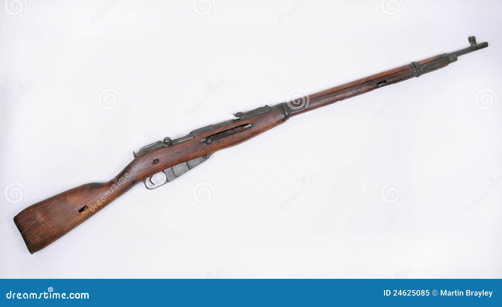 Russian Mosin Nagant 11 Rifle Stock Image Image Of Bolt Russian