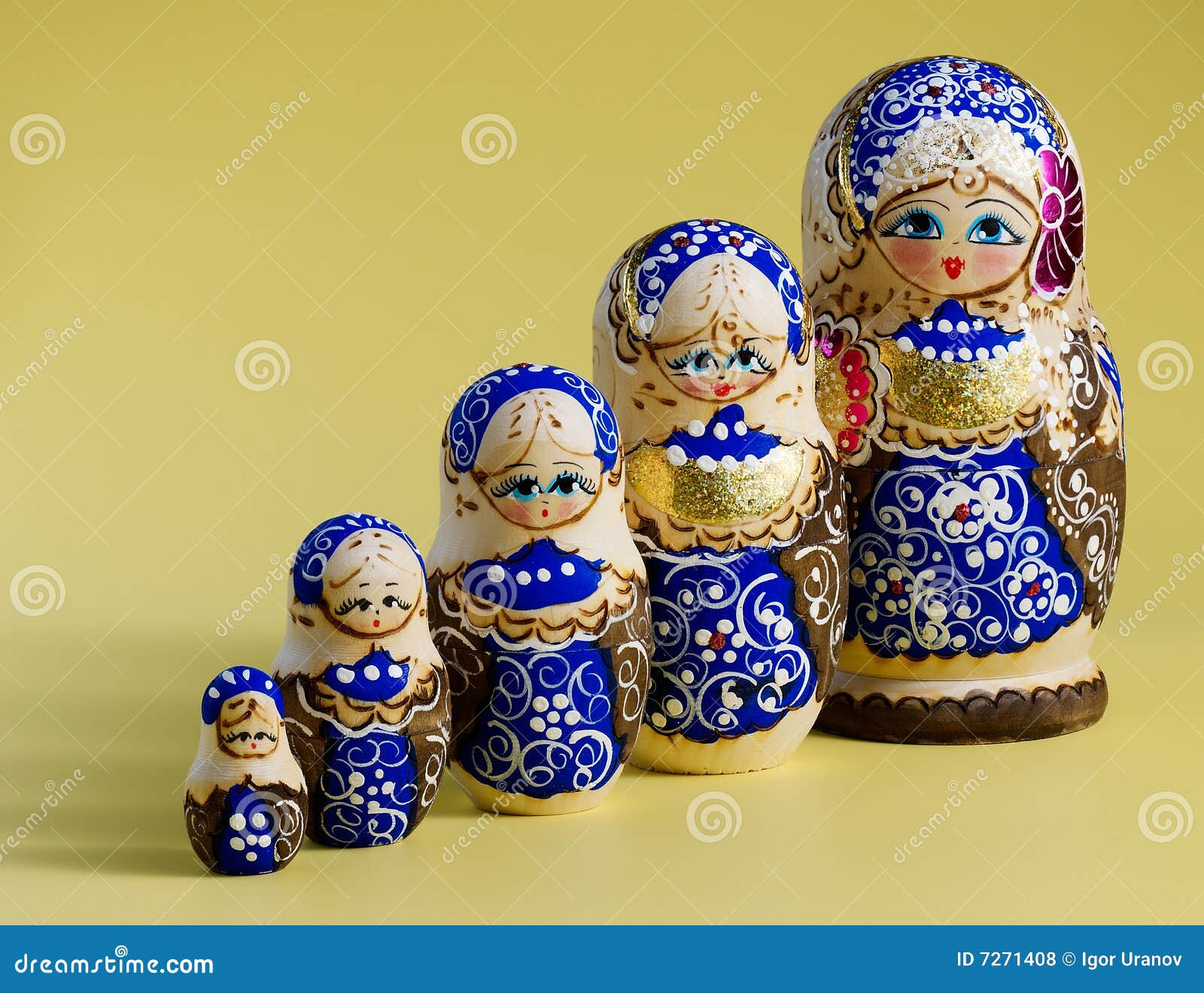 Russian nesting dolls stock photo. Image of ethnicity 7271408