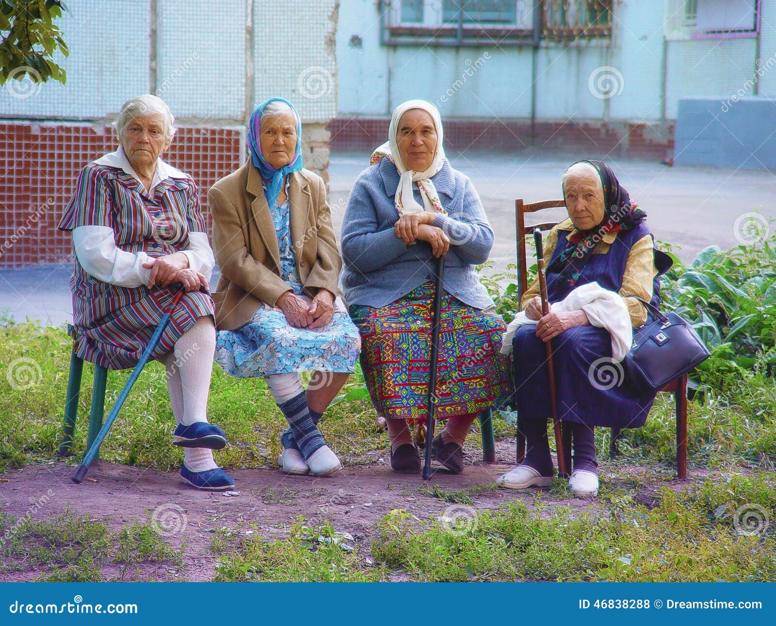 Old Russian Woman Was 65