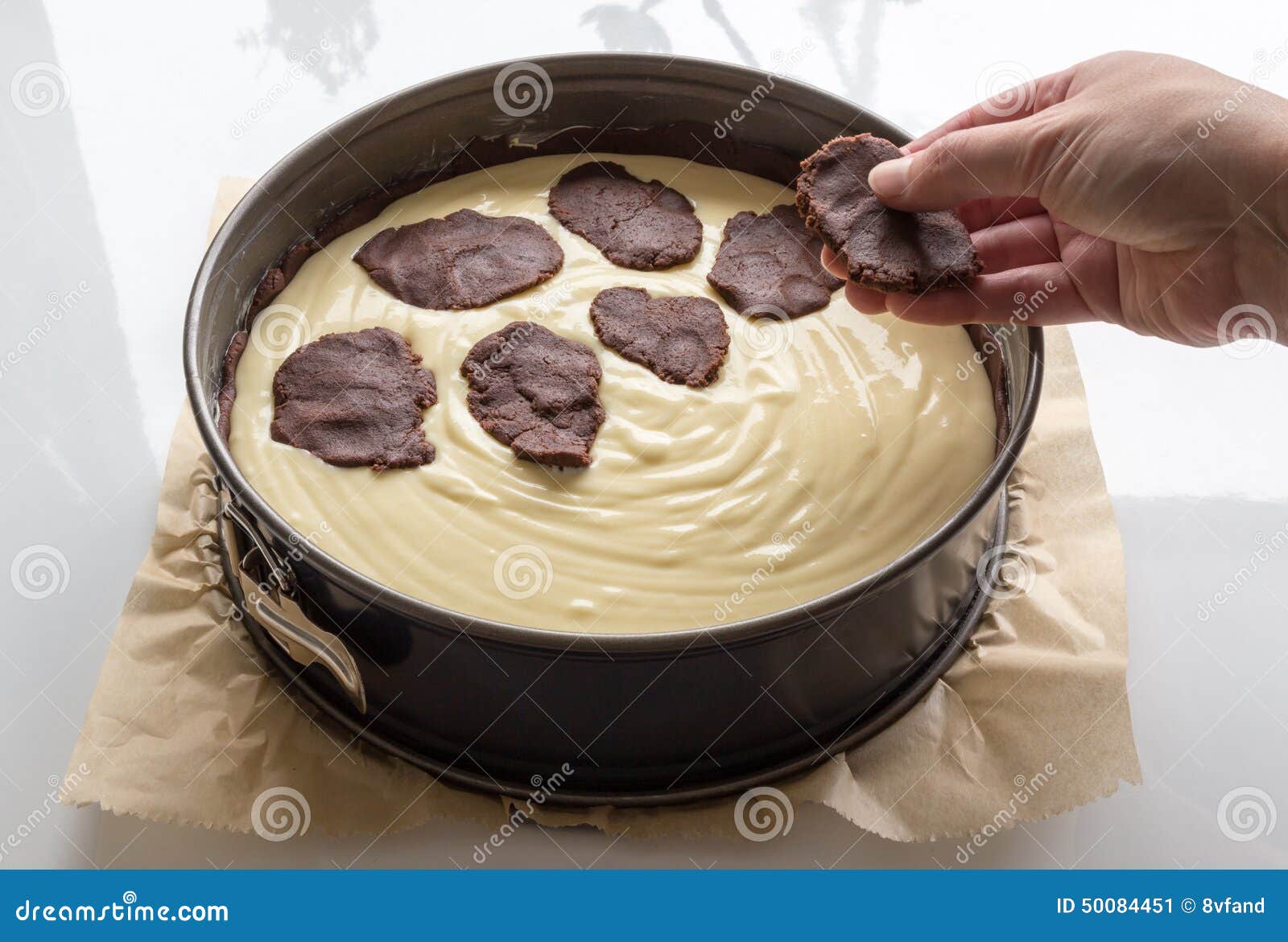 Russian Plucking Cake is Prepared in a Baking Dish Stock Image Image