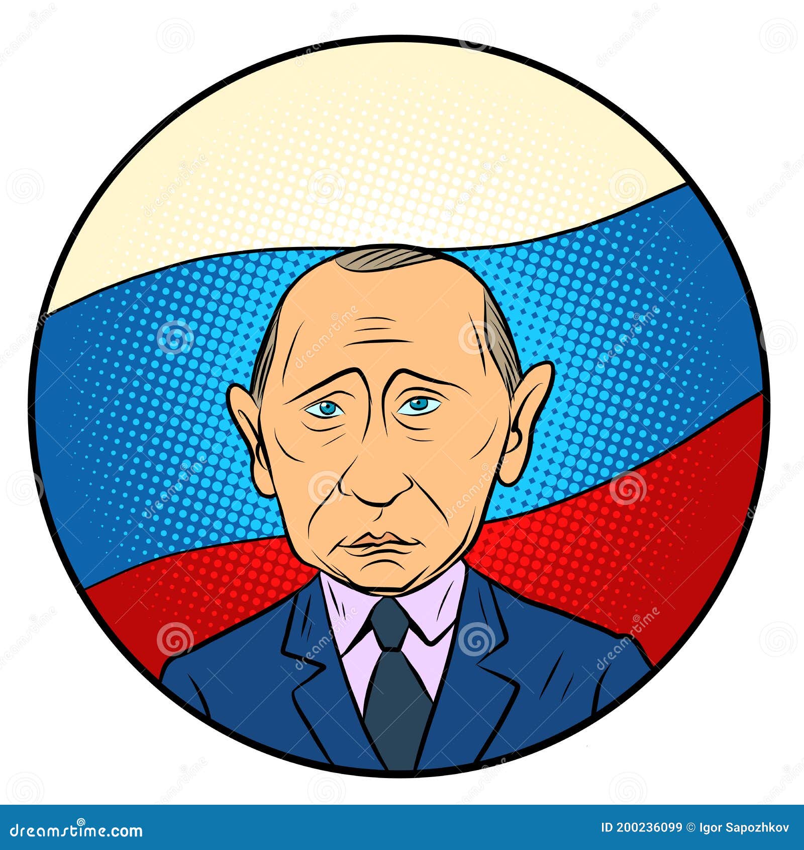 Russian President Vladimir Putin Editorial Stock Image - Illustration ...