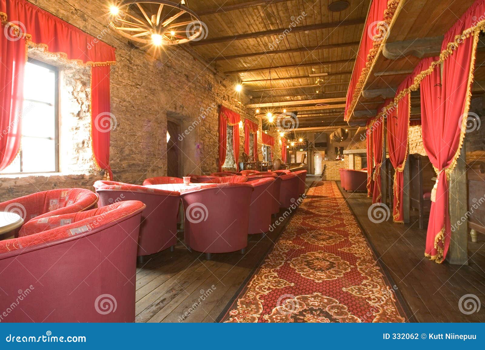 Russian Pub Interior Stock Photo Image Of Curtain Classy