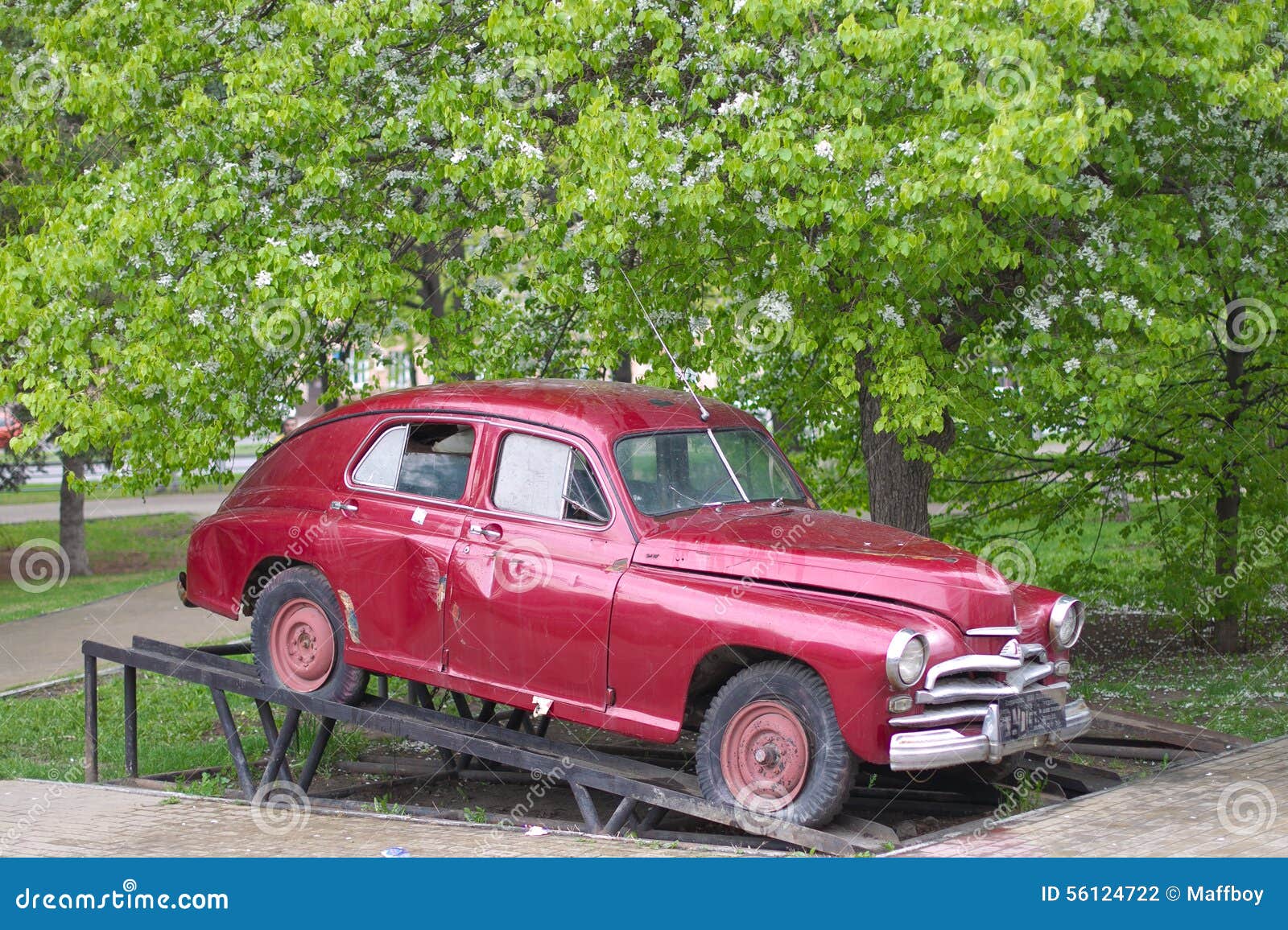 Russian retro car stock photo. Image of circle, auto - 56124722