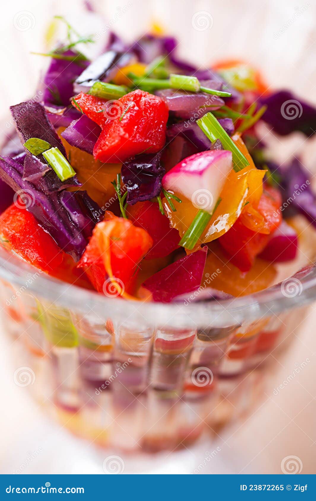 Russian salad stock image. Image of cucumber, meal, fork - 23872265