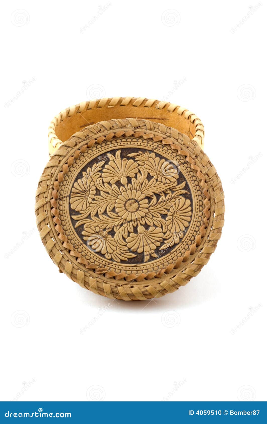 Russian Souvenir. Jewellery Box Bark of a Tree Stock Photo Image of