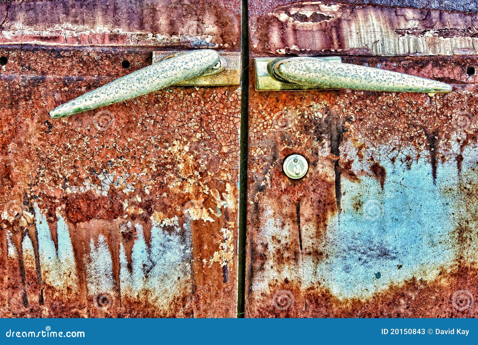 Rust and grunge car doors stock image. Image of brown 20150843
