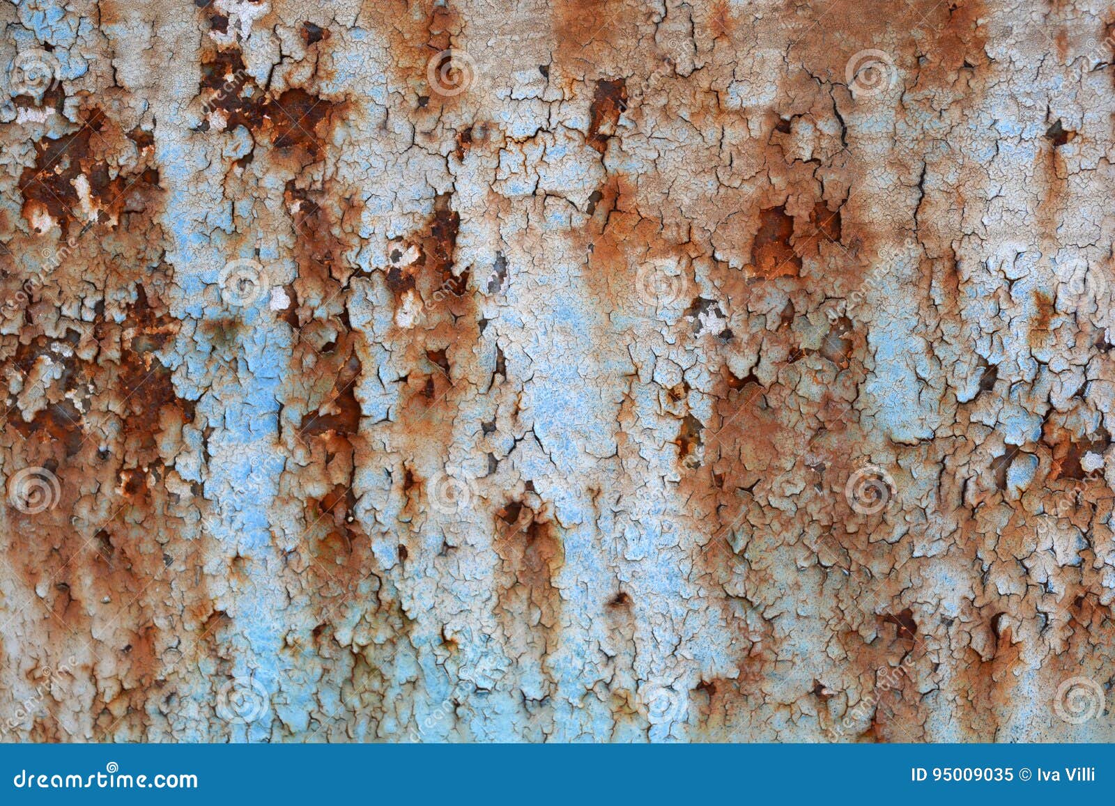 Rusted Paint Texture Stock Photo 95009035