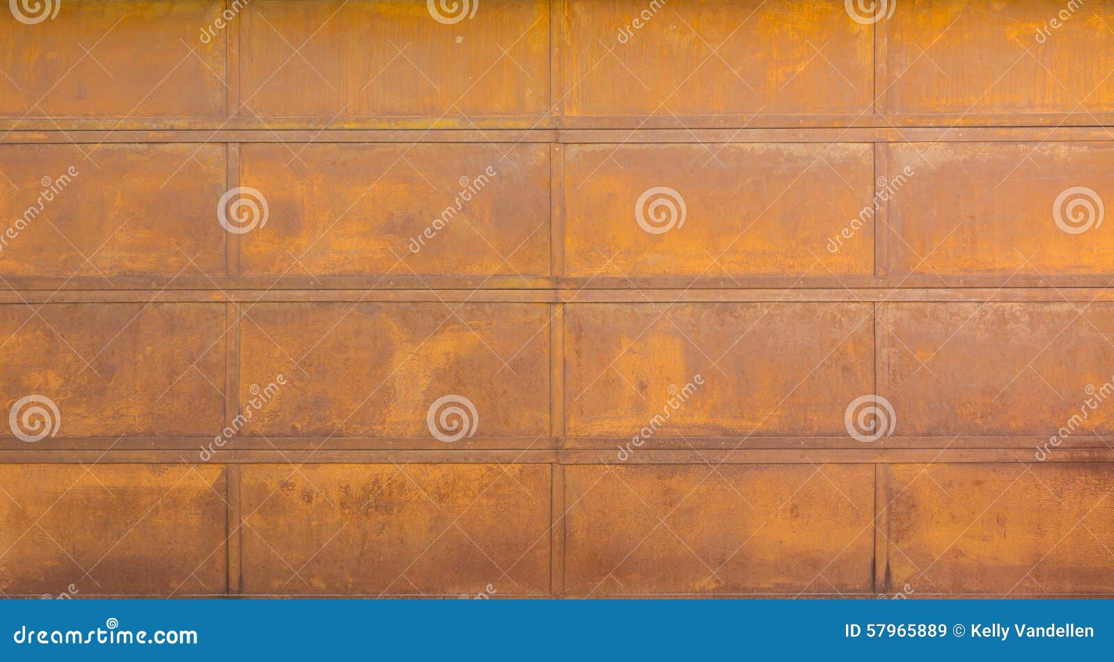 Rusted Steel Garage Door Background Stock Image Image of horizontal