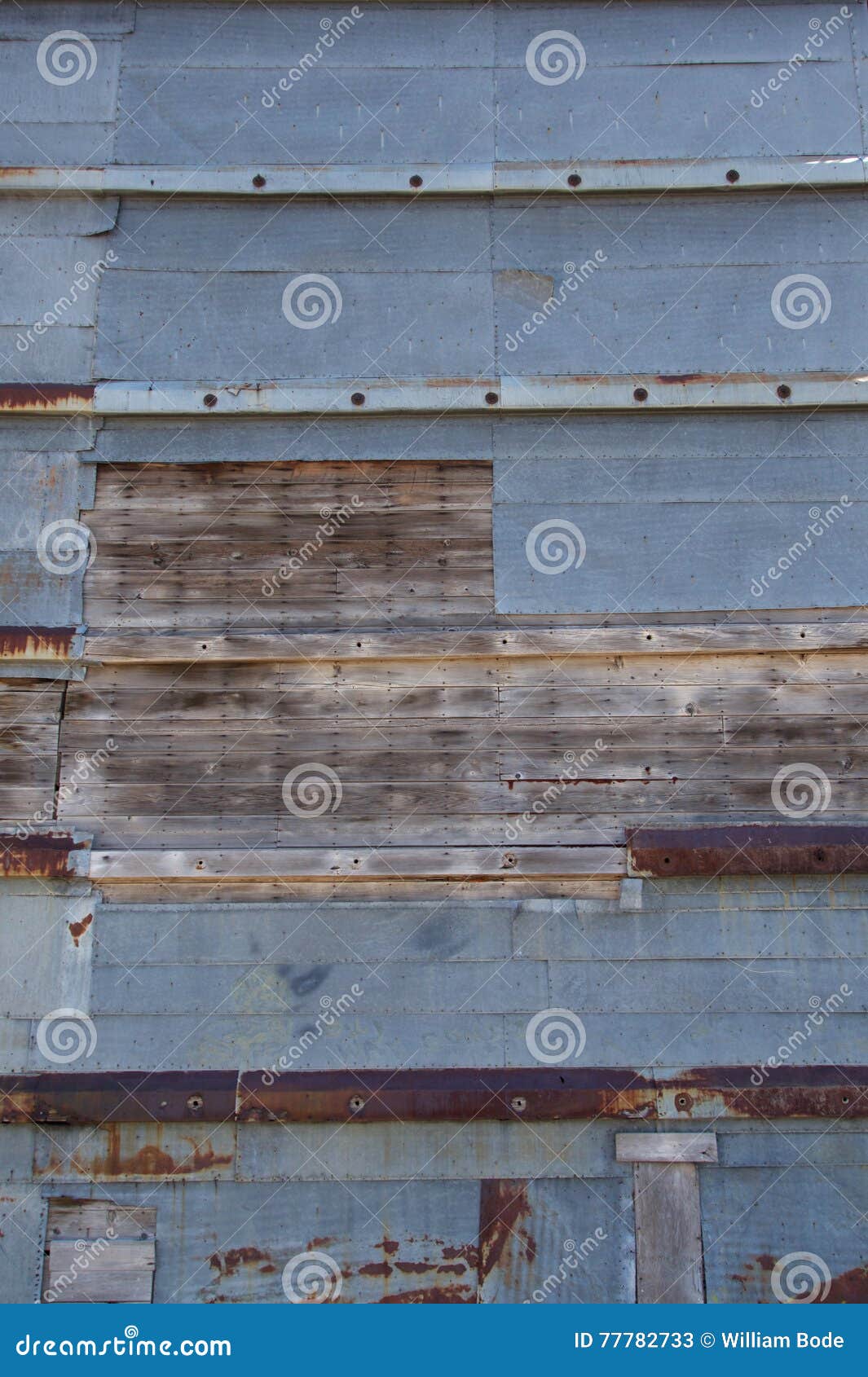 Rusted Tin Siding on Old Granary Stock Image Image of shingle, siding