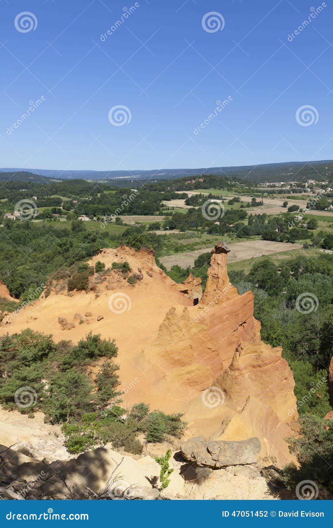 Rustel, Provence. Rustrel, in the Provence region of France, Europe.