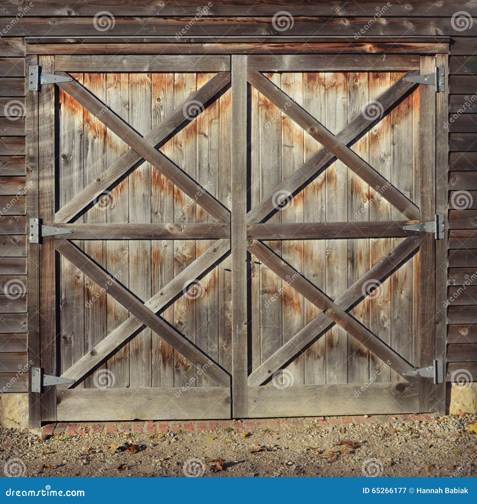 Old Barn Half Open Door Stock Photo 1007441737