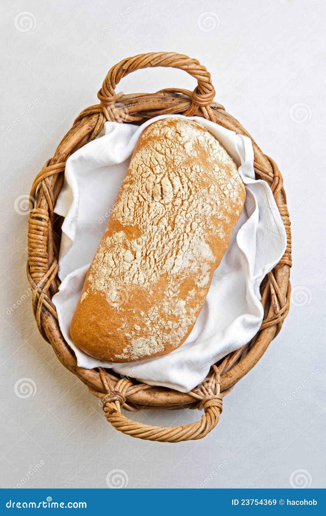 Rustic Bread in Bakery Basket Stock Image Image of bakery, wheat 23754369