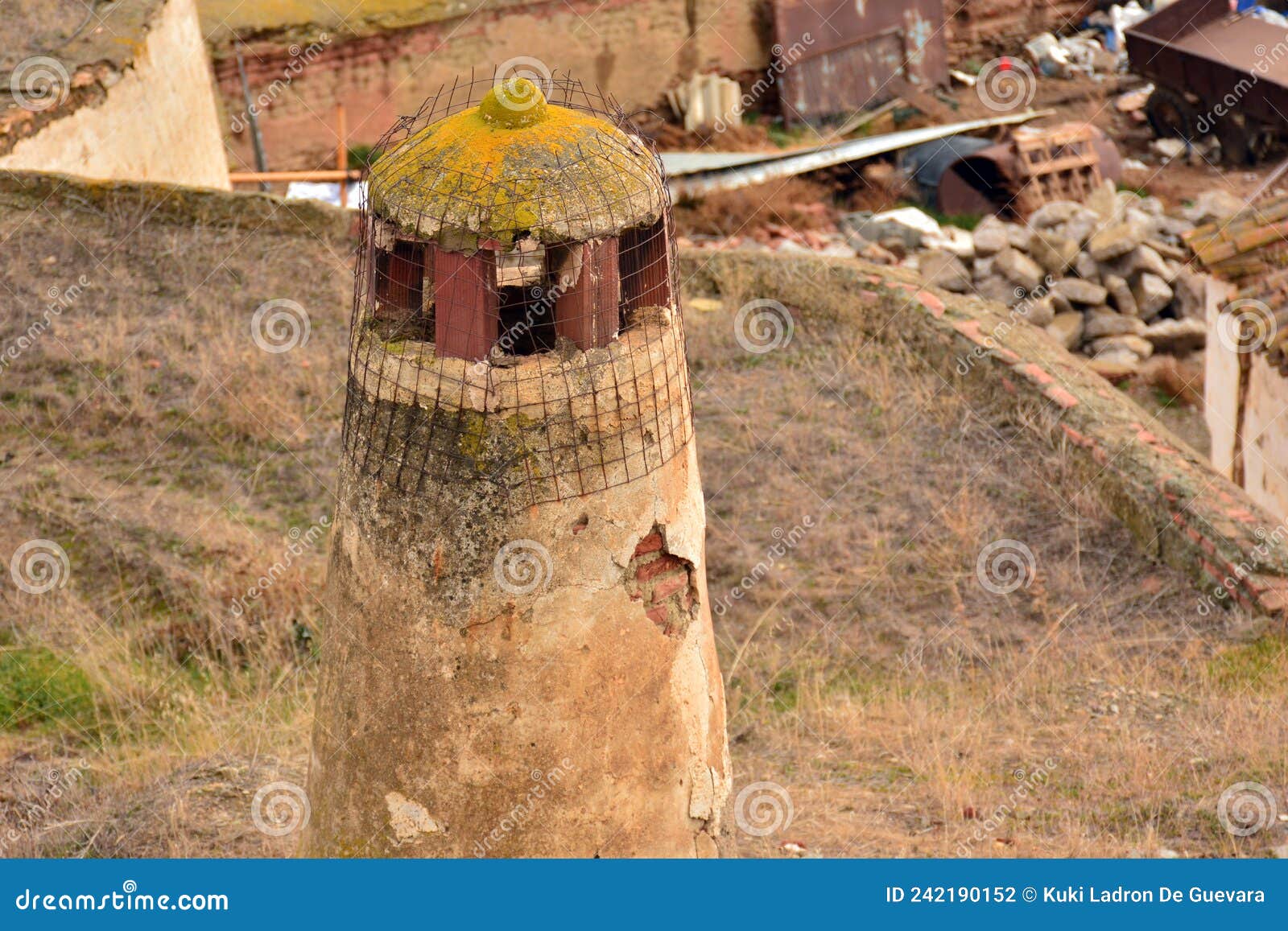 rustic chimneys of cave houses