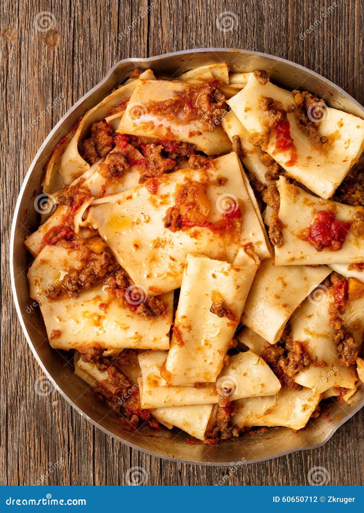 Rustic Italian Pasta in Ragu Sauce Stock Photo Image of rustic