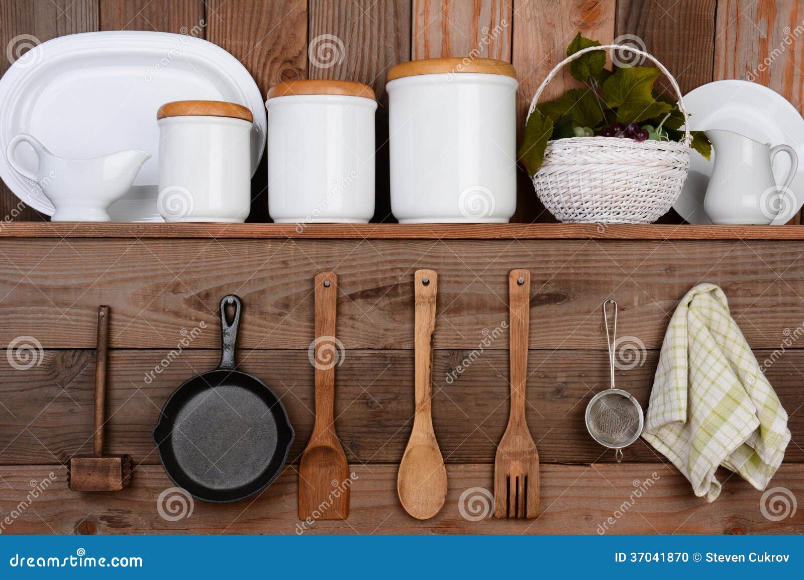 Rustic Kitchen Stock Photo - Image: 37041870