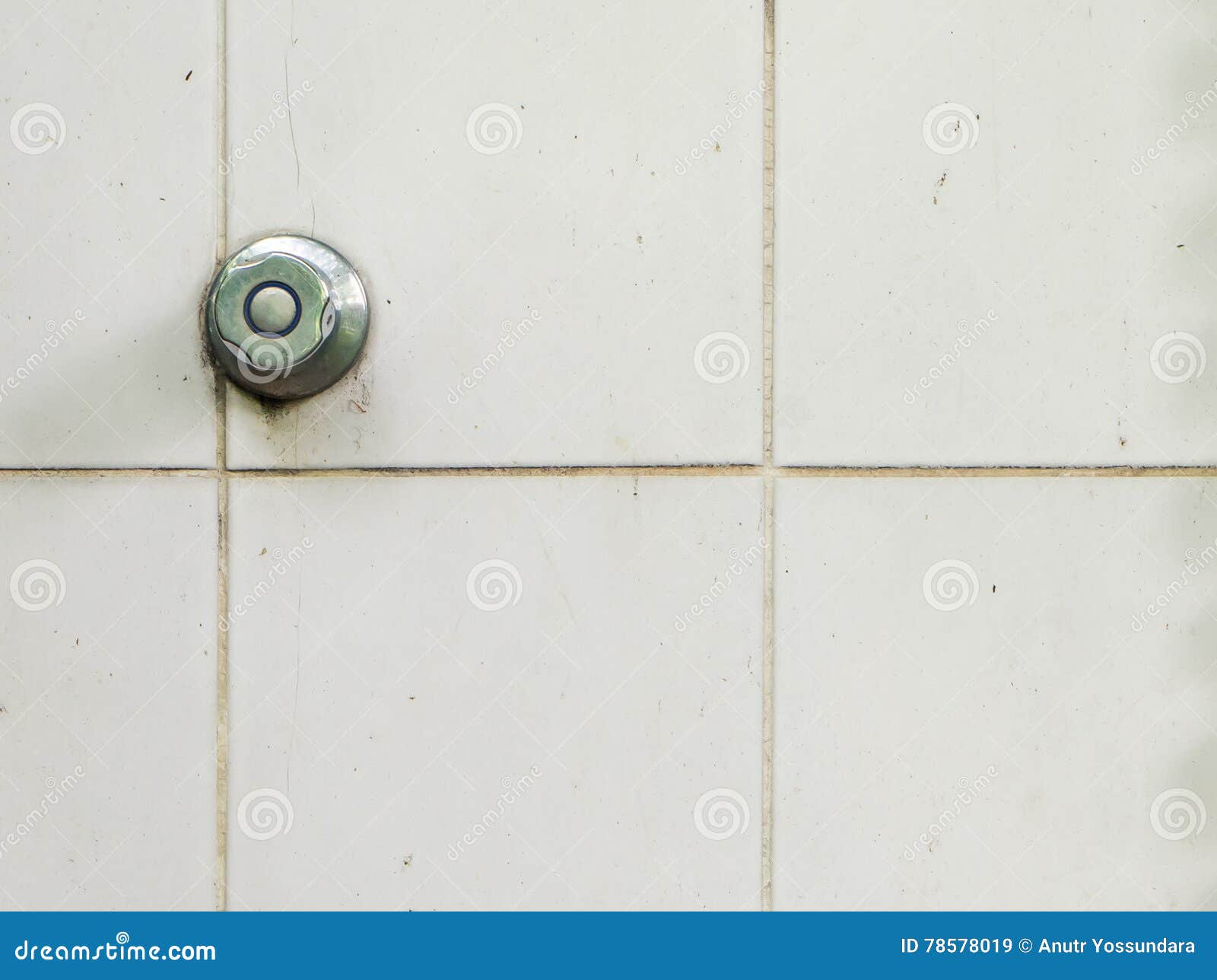 Rustic Water Shower Knob on Old Wall Stock Image Image of toilet