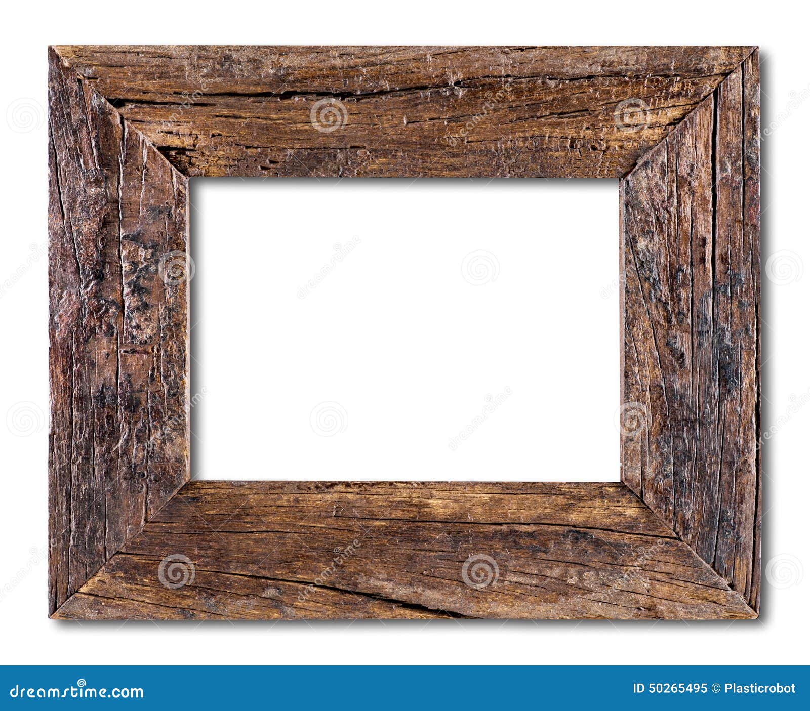 rustic wood frame