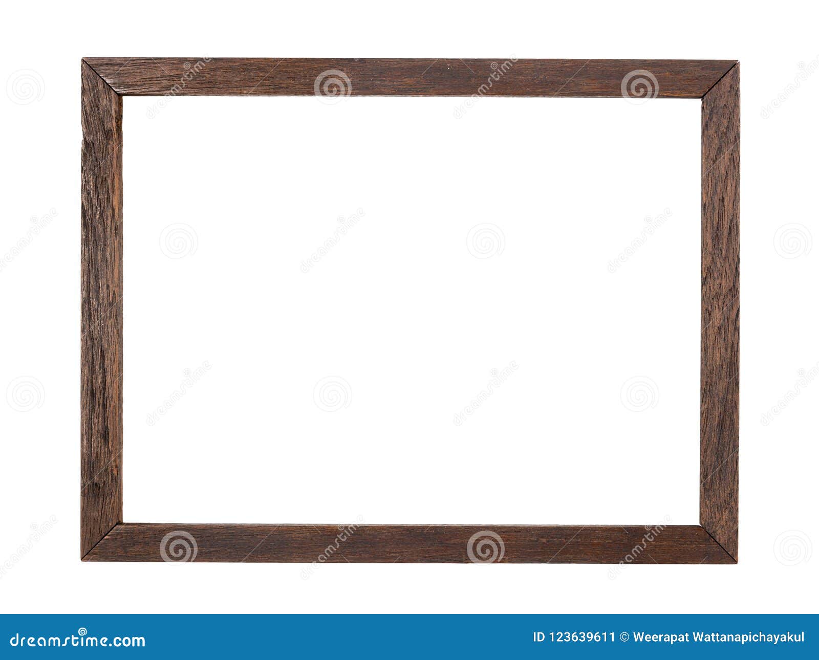 rustic wood frame
