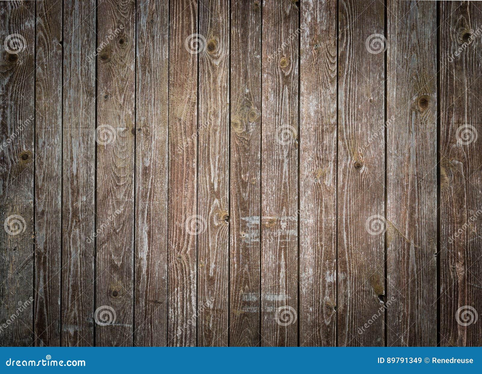 rustic wood planks background with nice vignetting