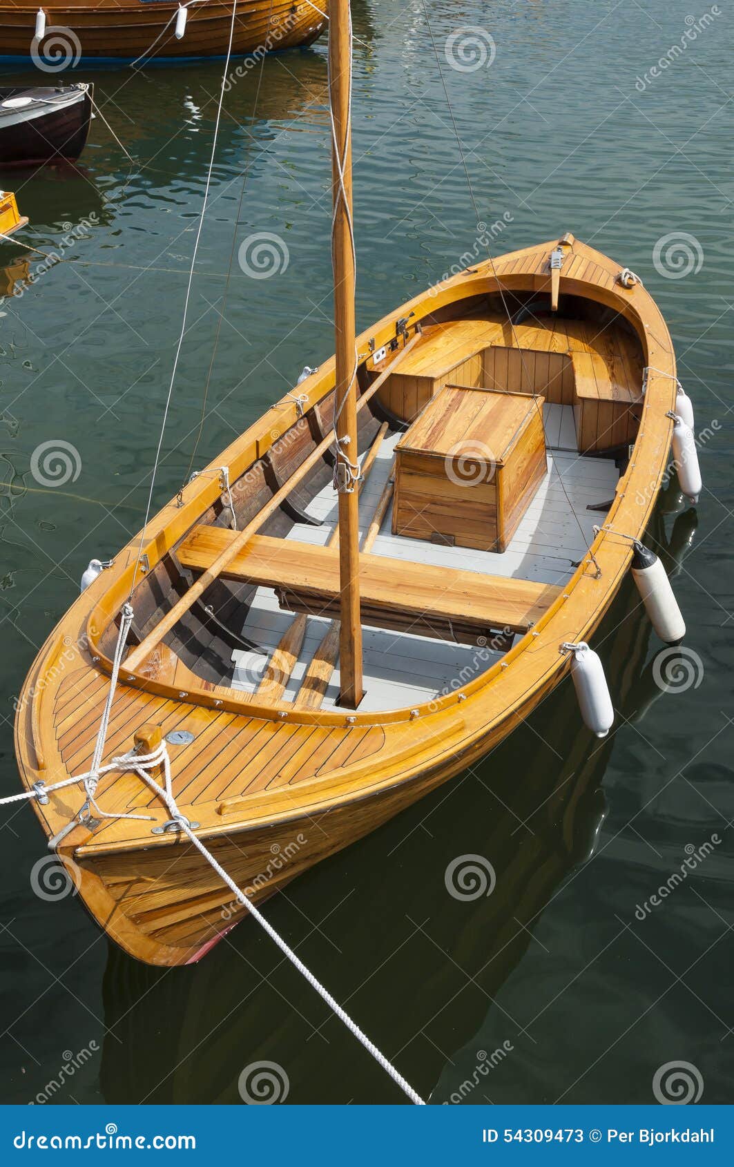 Rustic Wooden Boat Sweden Stock Photo - Image: 54309473