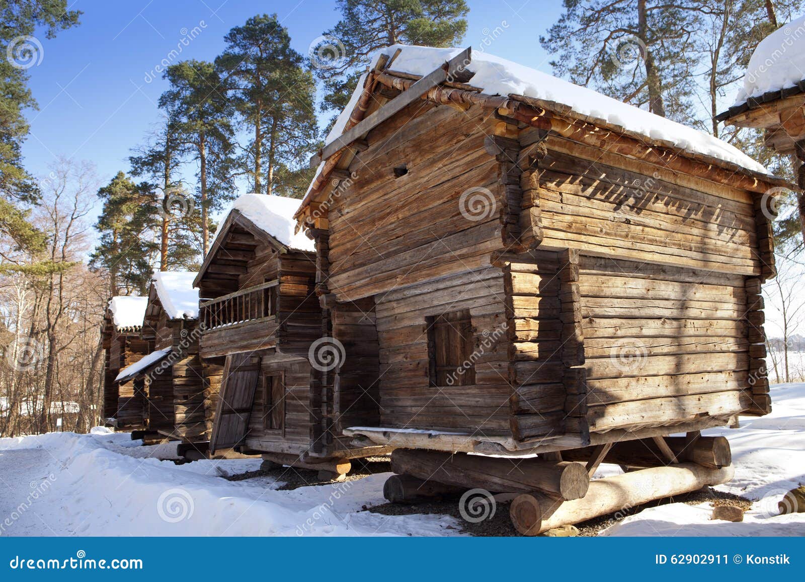 rustic wooden house open air museum seurasaari island helsinki finland 62902911